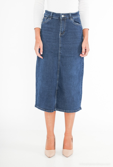 Wholesaler Miss Fanny - Long denim skirt