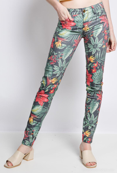 Wholesaler Miss Fanny - Flower print pants