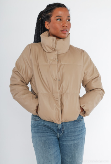 Wholesaler Miss Sissi - Faux leather down jacket