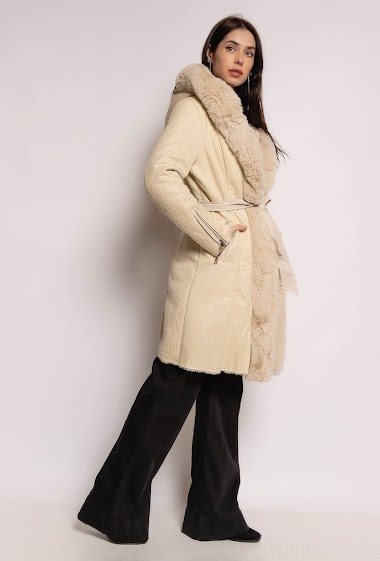Wholesaler Miss Sissi - Fur-lined coat with fur