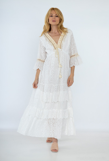 Wholesaler Miss Sissi - EMBROIDERY DRESS