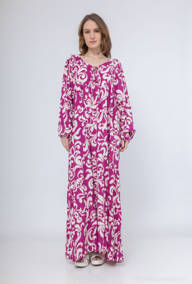 Wholesaler Miss Sissi - LONG PRINTED DRESS