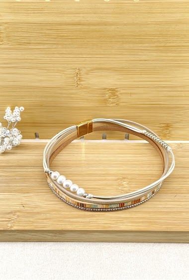 Grossiste Missra Bijoux - Bracelet avec perles fantaisie