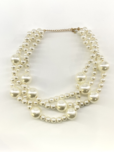 Grossiste Missra Bijoux - Collier de perles fantaisie