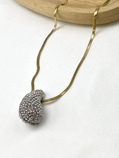 Wholesaler Missra Bijoux - Fancy necklace with steel chain