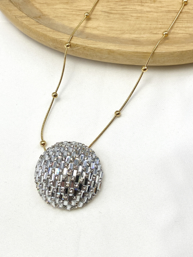 Wholesaler Missra Bijoux - Fancy necklace with steel chain