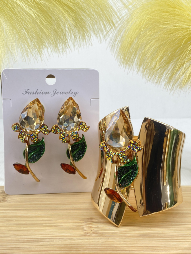 Grossiste Missra Bijoux - parures de bijoux fantaisie bracelet+boucles d'oreilles en clips