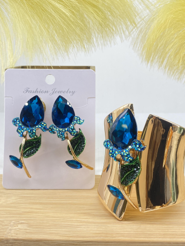 Wholesaler Missra Bijoux - costume jewellery sets bracelet+earrings in clips