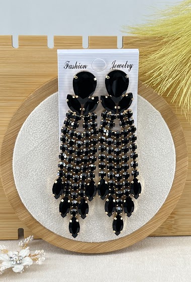 Großhändler Missra Bijoux - Fancy rhinestone earrings