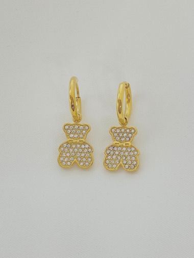 Grossiste Missra Paris - Boucles d'oreilles en acier inoxydable