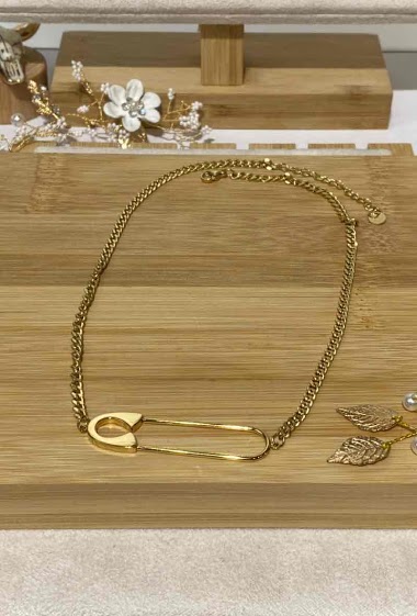 Großhändler Missra Paris - Stainless steel necklace005