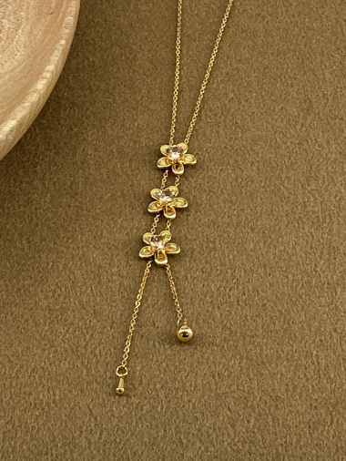Großhändler Missra Paris - Halskette aus Edelstahl
