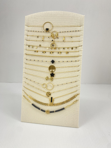 Wholesaler Missra Paris - Set of 16 stainless steel necklaces