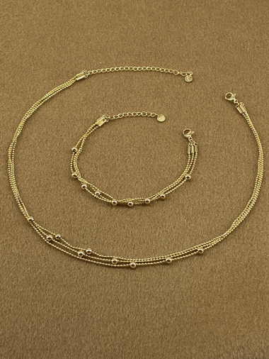 Wholesaler Missra Paris - Steel jewelry set
