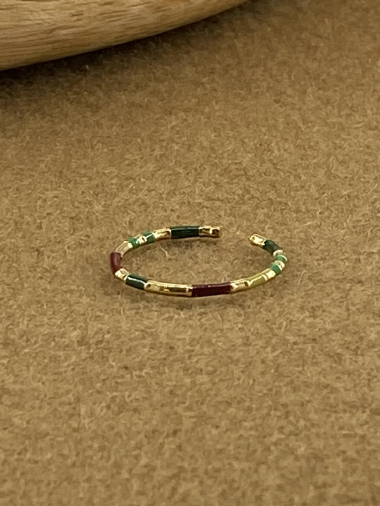Wholesaler MISSRA PARIS INFINITY - Multicolor stainless steel ring
