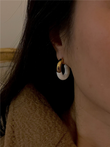 Grossiste MISSRA PARIS INFINITY - Boucles d'oreilles en acier inoxydable