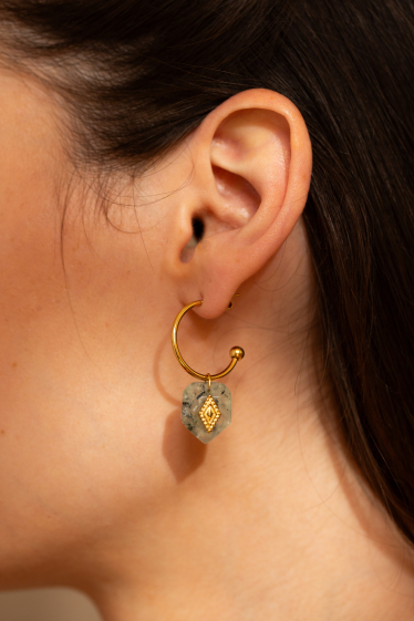 Wholesaler MISSRA PARIS INFINITY - Stainless steel earring