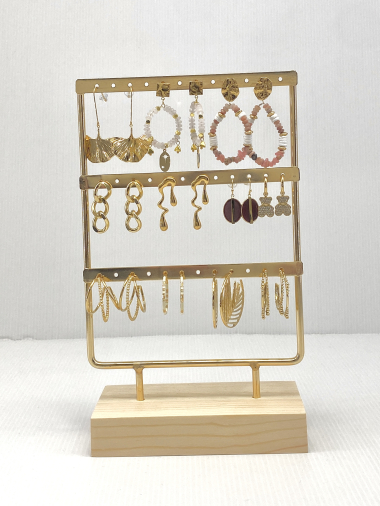 Wholesaler Missra Paris - Set of 11 stainless steel earrings