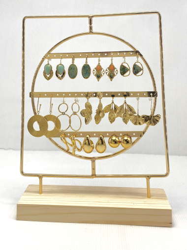 Großhändler Missra Paris - Set mit 12 Ohrringen aus Edelstahl