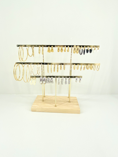 Wholesaler Missra Paris - Set of 26 stainless steel earrings