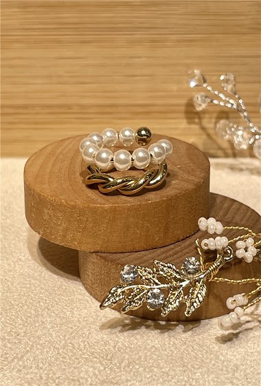Grossiste Missra Paris - Manchette d'oreille en perles ouvertes(vente à unité)