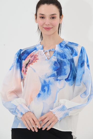 Wholesaler Missy Tekstil - Floral blouse