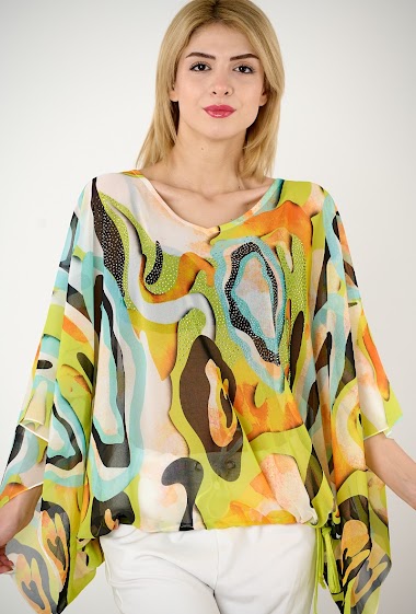Wholesalers Missy Tekstil - Poncho blouse woman