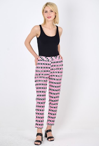 Grossistes Missy Tekstil - Pantalon imprimé à strass