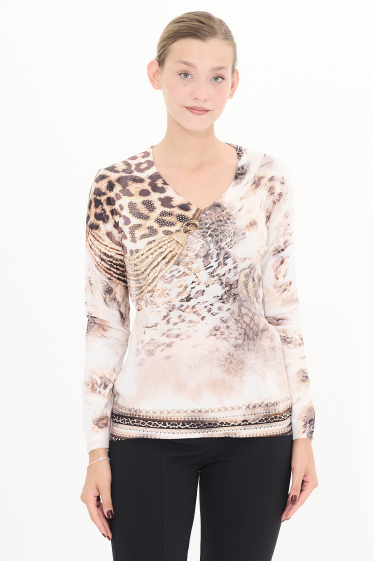 Wholesaler Missy Tekstil - Patterned sweater