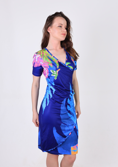 Großhändler Missy Tekstil - Gemustertes Kleid