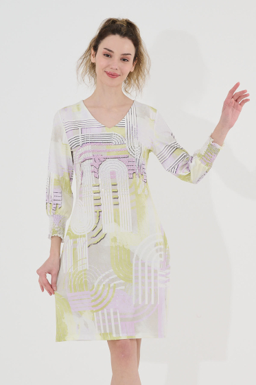 Wholesaler Missy Tekstil - Rhinestone print dress