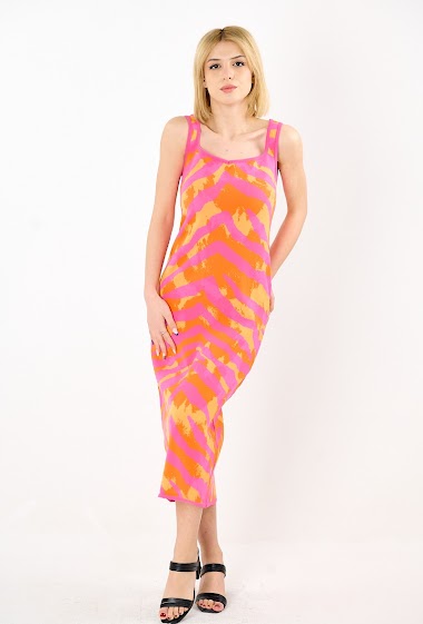 Wholesaler Missy Tekstil - Printed knit dress