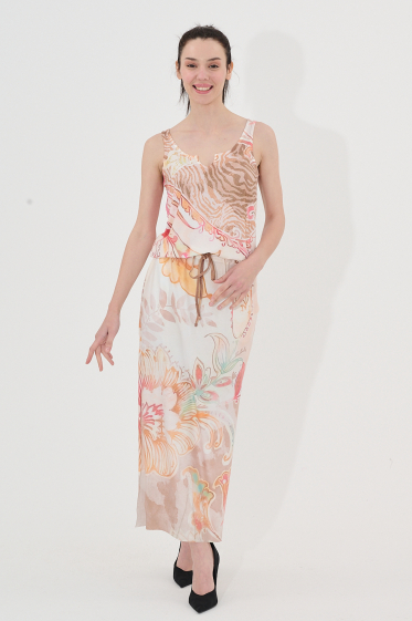 Großhändler Missy Tekstil - Bedrucktes Kleid
