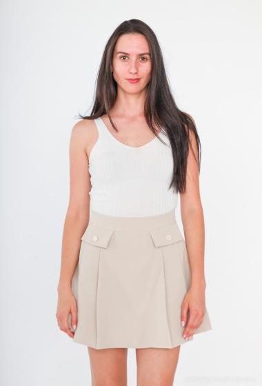 Wholesaler CONTEMPLAY - Short pleated skirt
