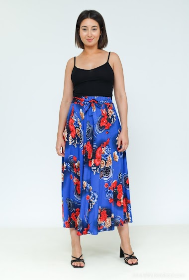 Wholesaler MJ FASHION - Skirt with floral print