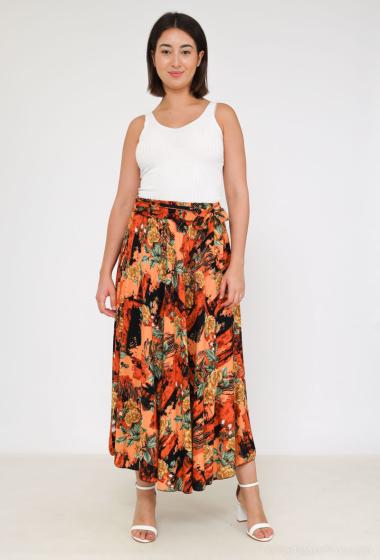 Wholesaler MJ FASHION - Flared floral skirt