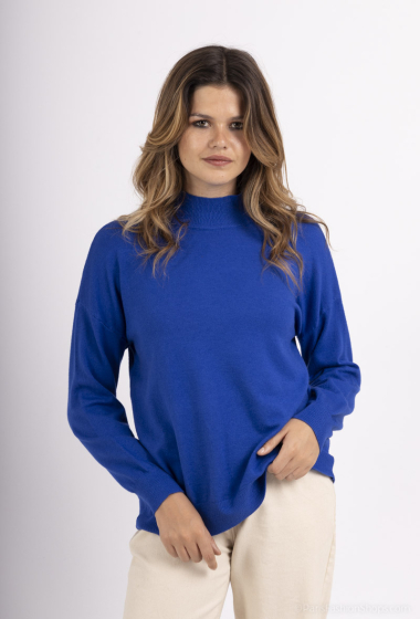 Großhändler MJ FASHION - Gestreifter Rollkragenpullover