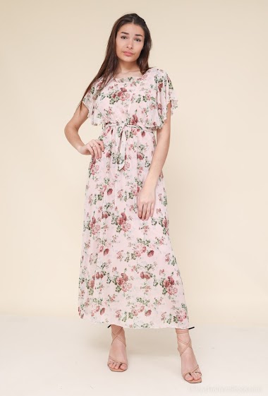 Wholesaler MJ FASHION - Flowers print dress
