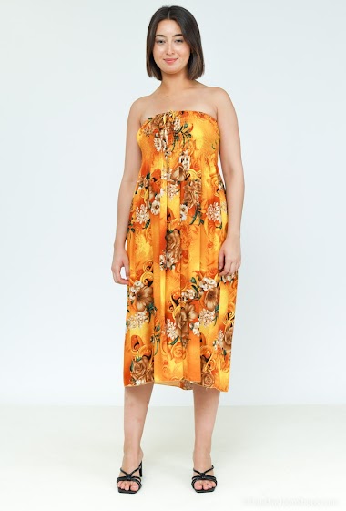 Wholesaler MJ FASHION - Floral pattern dress