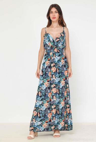 Wholesaler MJ FASHION - Floral wrap dress