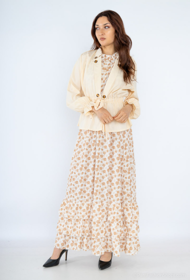 Grossiste MJ FASHION - Robe fleurie avec veste