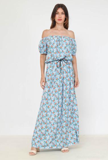 Wholesaler MJ FASHION - Floral wrap dress
