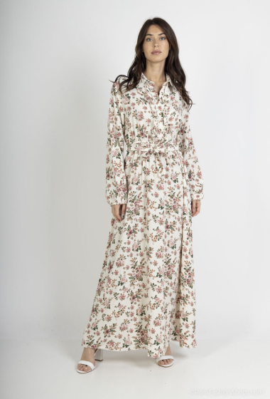 Wholesaler MJ FASHION - Printed buttoned dress