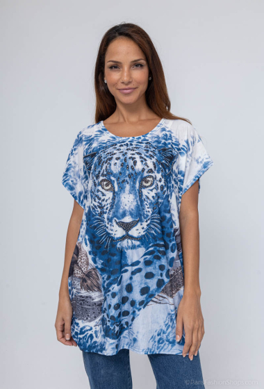 Grossiste MJ FASHION - T-shirt motif leopard