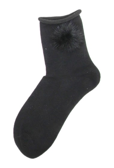 Wholesaler MM Sweet - Socks with fur balls