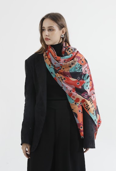 BIMBA Y LOLA, Fuchsia Women's Scarves And Foulards