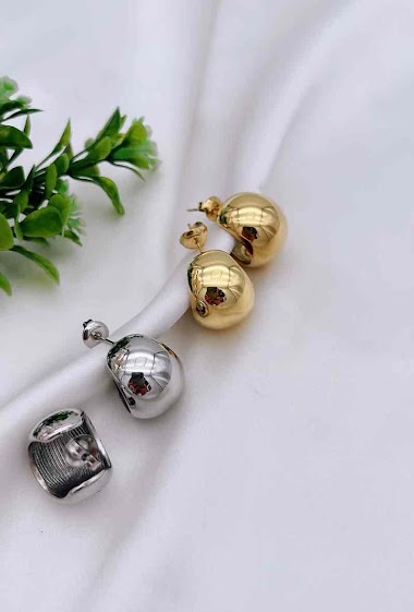 Wholesaler Mochimo Suonana - round earrings stainless steel