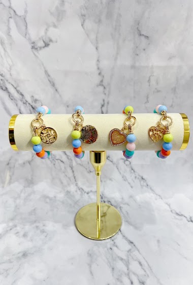 Wholesaler Mochimo Suonana - round pendant bracelet metal