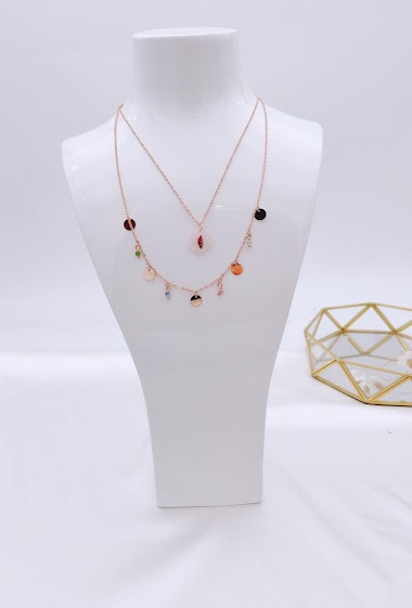 Wholesaler Mochimo Suonana - double row necklace with pendant