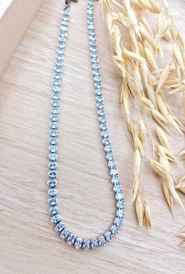 Wholesaler Mochimo Suonana - Stainless steel necklace with stones